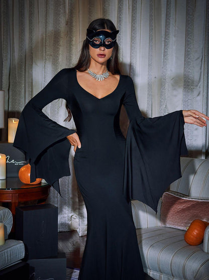 Mavis Bat Wing Sleeve Maxi Sleeve