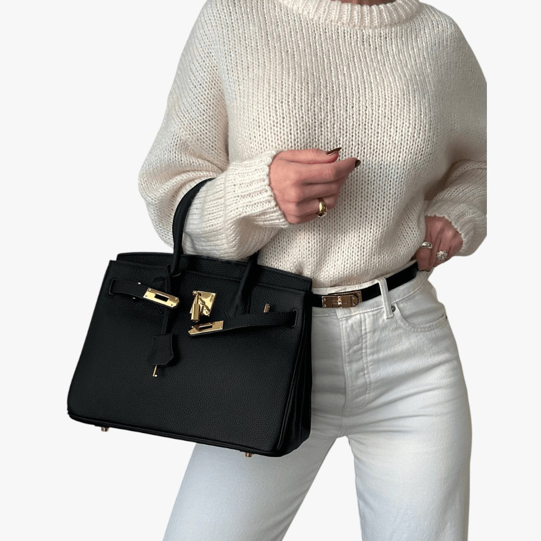 HM Bag Leather Handbag for Women