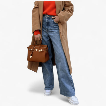 HM Bag Leather Handbag for Women