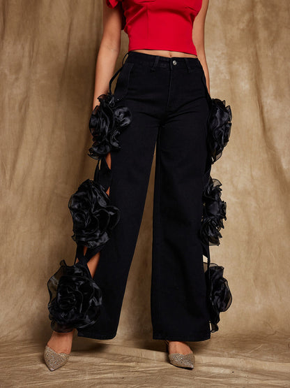 Nathan Flower Hollow Jeans
