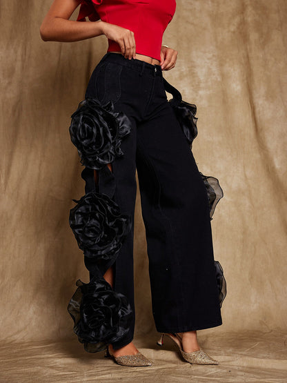 Nathan Flower Hollow Jeans