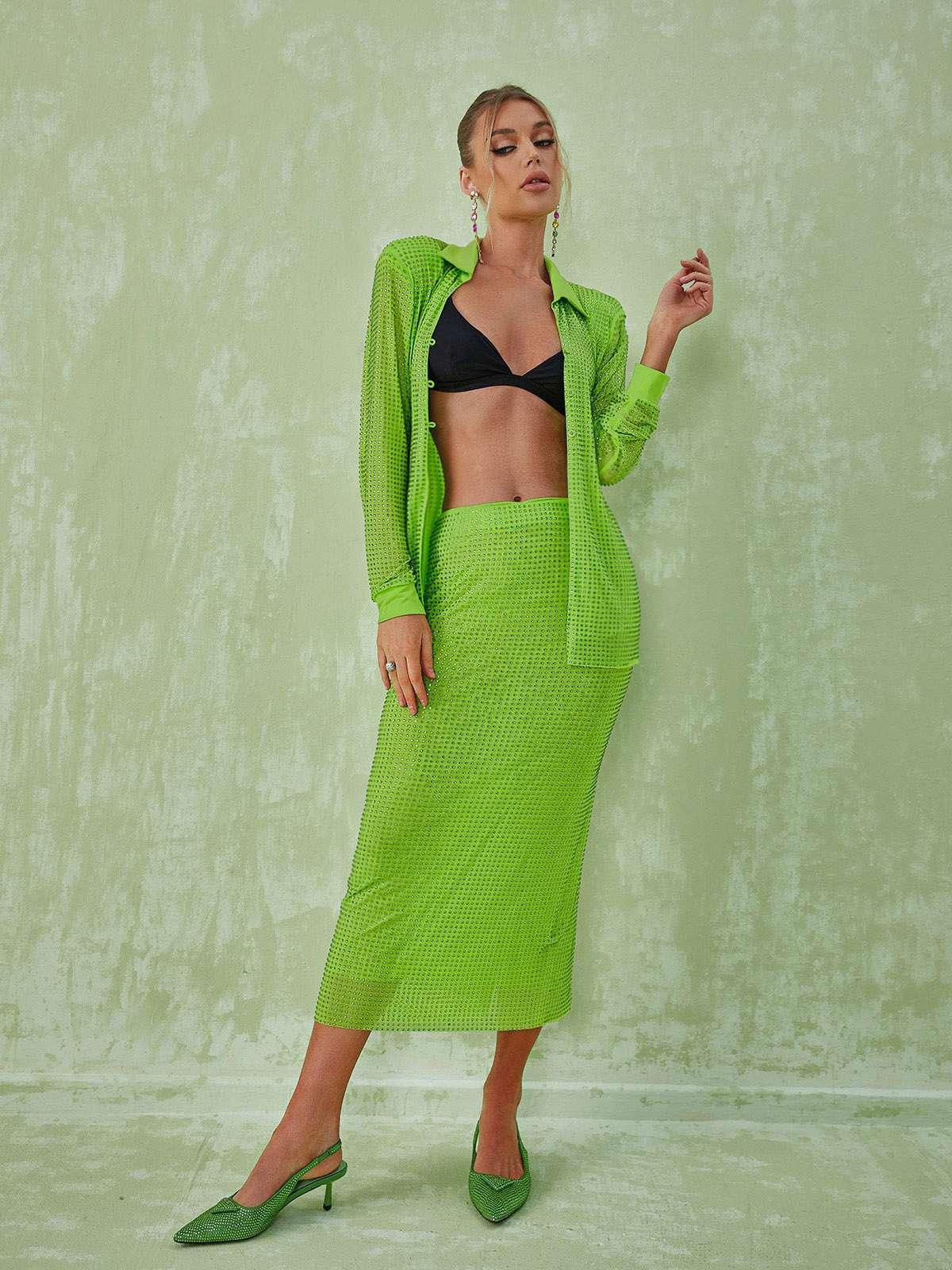 Neriah Crystal Embellished Set