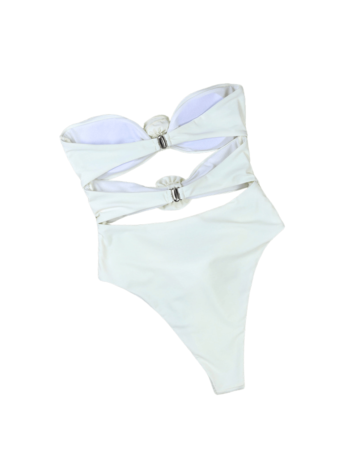 Rox Strapless Flower One Piece Swimsuit