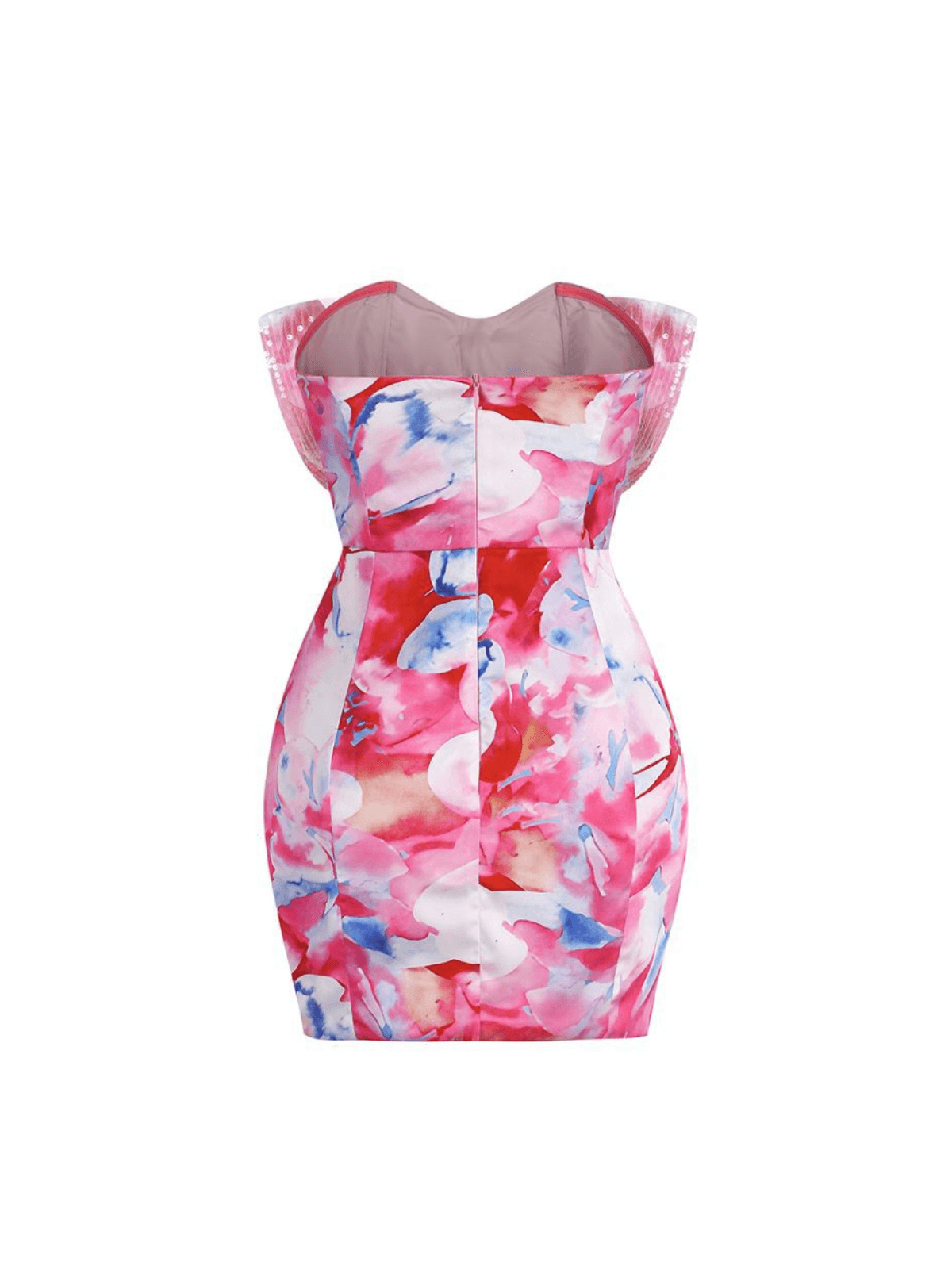 Susanna Sequin Bow Cutout Mini Dress