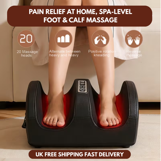 NexusHome™ Shiatsu Foot & Calf Massager with Heat ✔ Free UK Shipping