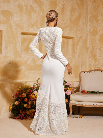 Thayer Long Sleeve Sequin Maxi Dress