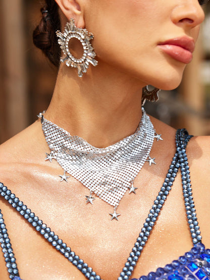 Xeenia Star Chainmail Necklace