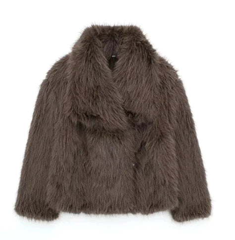 Jacket Faux Fur Shaggy
