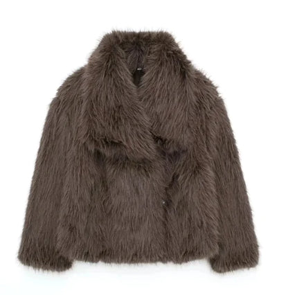 Jacket Faux Fur Shaggy