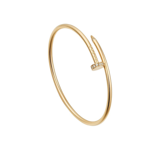 CT Nail Bracelet Luxury Gold