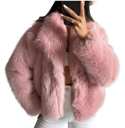 Jacket Faux Fur Shaggy