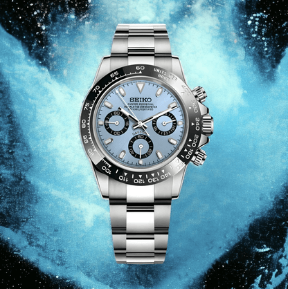Seiko Mod Daytona Ice Blue